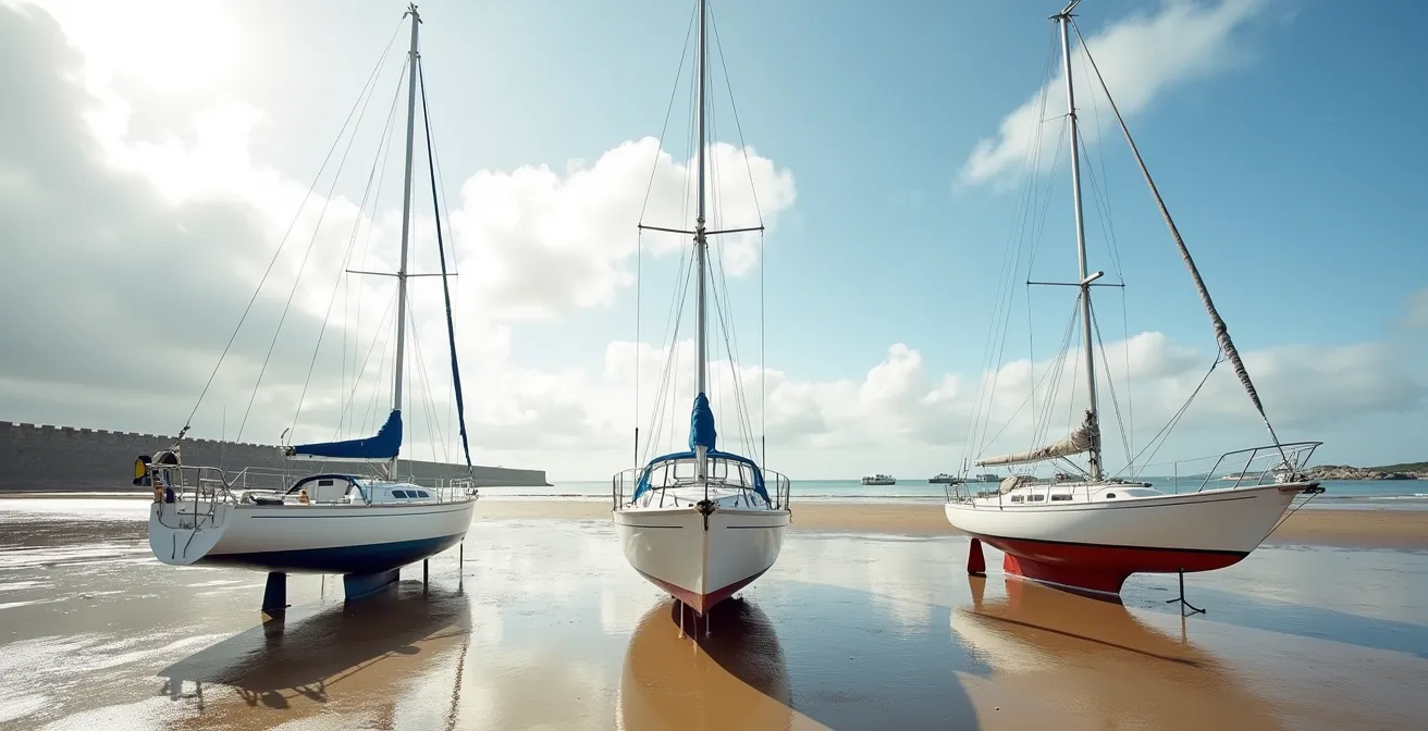 Comparaison technique de différents types de quilles et appendices de voiliers